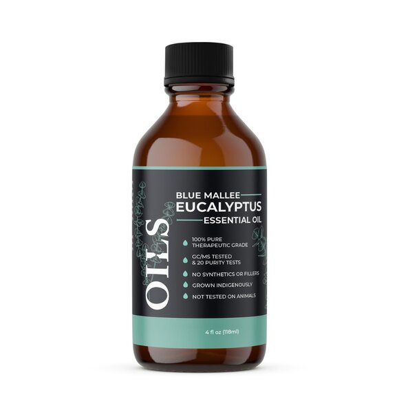 Eucalyptus Essential Oil (Blue Mallee) 4 oz - Picture 1 of 8